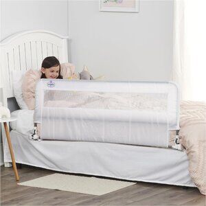 Regalo Hideaway Bed Rail Guard - 54" Extra Long for Toddler Safety
